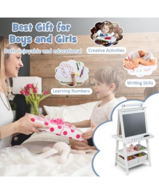 3-in-1 Double-Sided Storage Art Easel