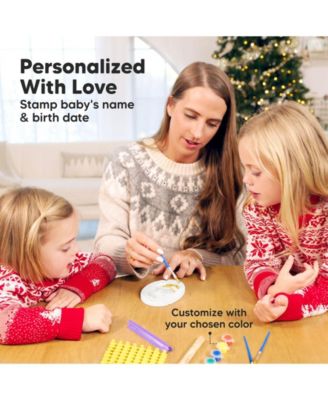 Charm Baby Hand and Footprint Kit, Dog Paw Print Kit, Baby Handprint Ornament Kit for Newborn, Babies, Boys, Girls