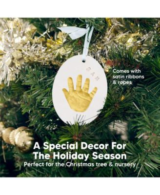 Charm Baby Hand and Footprint Kit, Dog Paw Print Kit, Baby Handprint Ornament Kit for Newborn, Babies, Boys, Girls