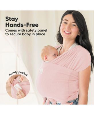 D-Lite Baby Wrap Carrier, Adjustable Baby Carrier, Baby Sling, Newborn, Infant, Toddler 7-44lbs