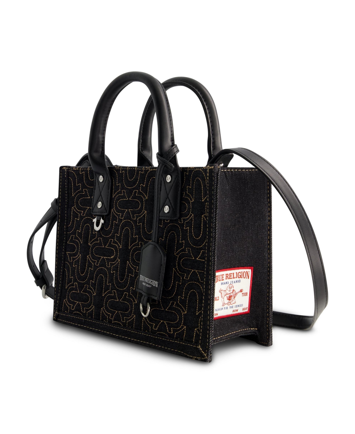 Ture Religion Quilted Horseshoe Modern Tote