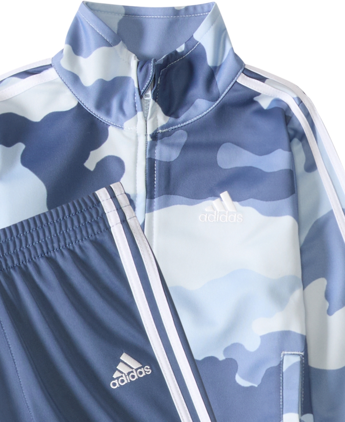 adidas Baby Boys 2-Piece Camo Printed 3 Stripes Tricot Jacket Set