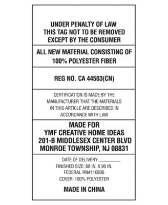 Shaggy Faux Fur 2-Pc. Comforter Set, Twin/Twin XL