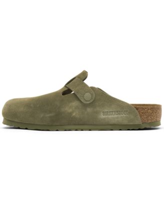 Men's Boston Suede Leather Casual Clogs from Finish Line