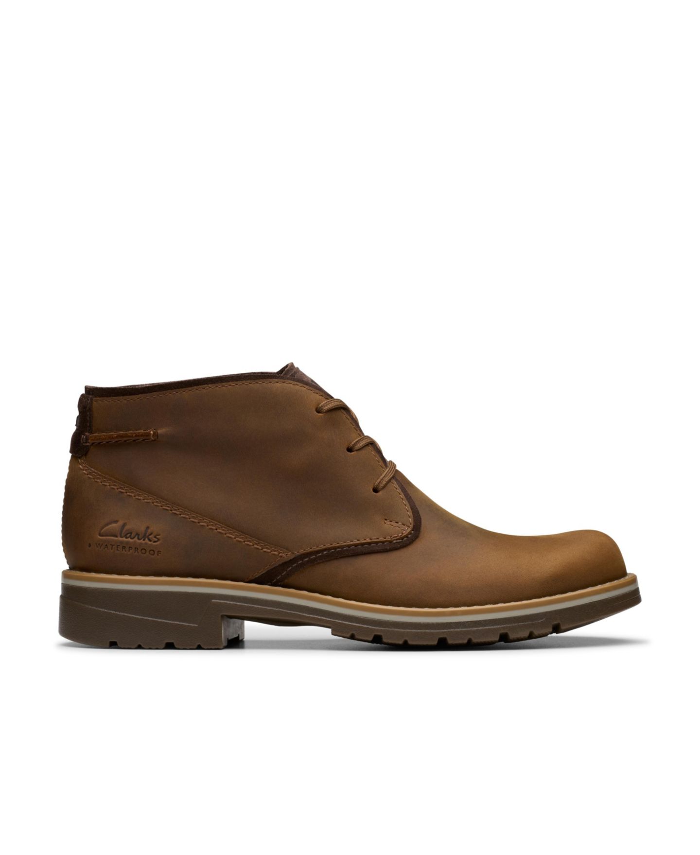 Мужские ботинки Clarks Collection Morris Peak, цвет: Кожаный — фото 7