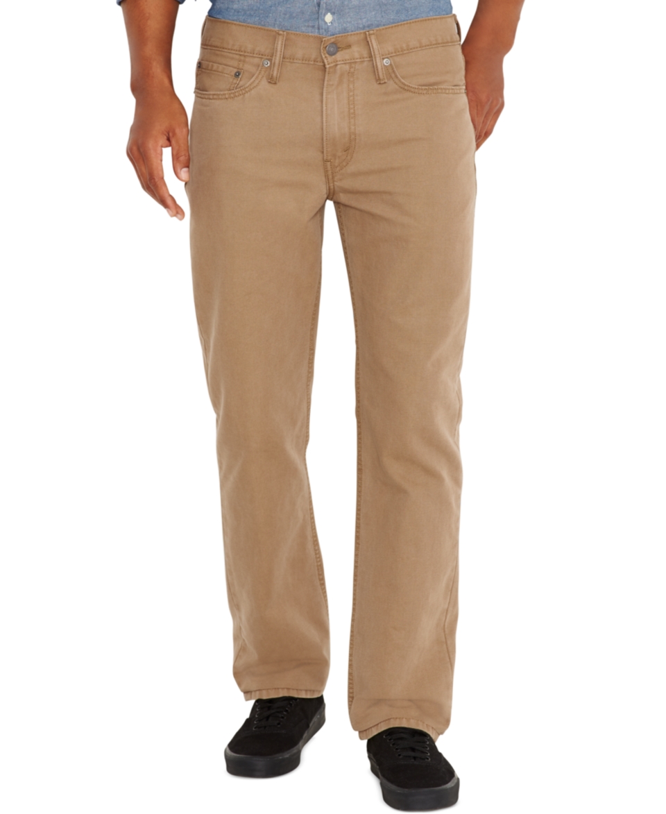 Levis 514 Straight Khaki Padox Canvas Twill Pants   Jeans   Men