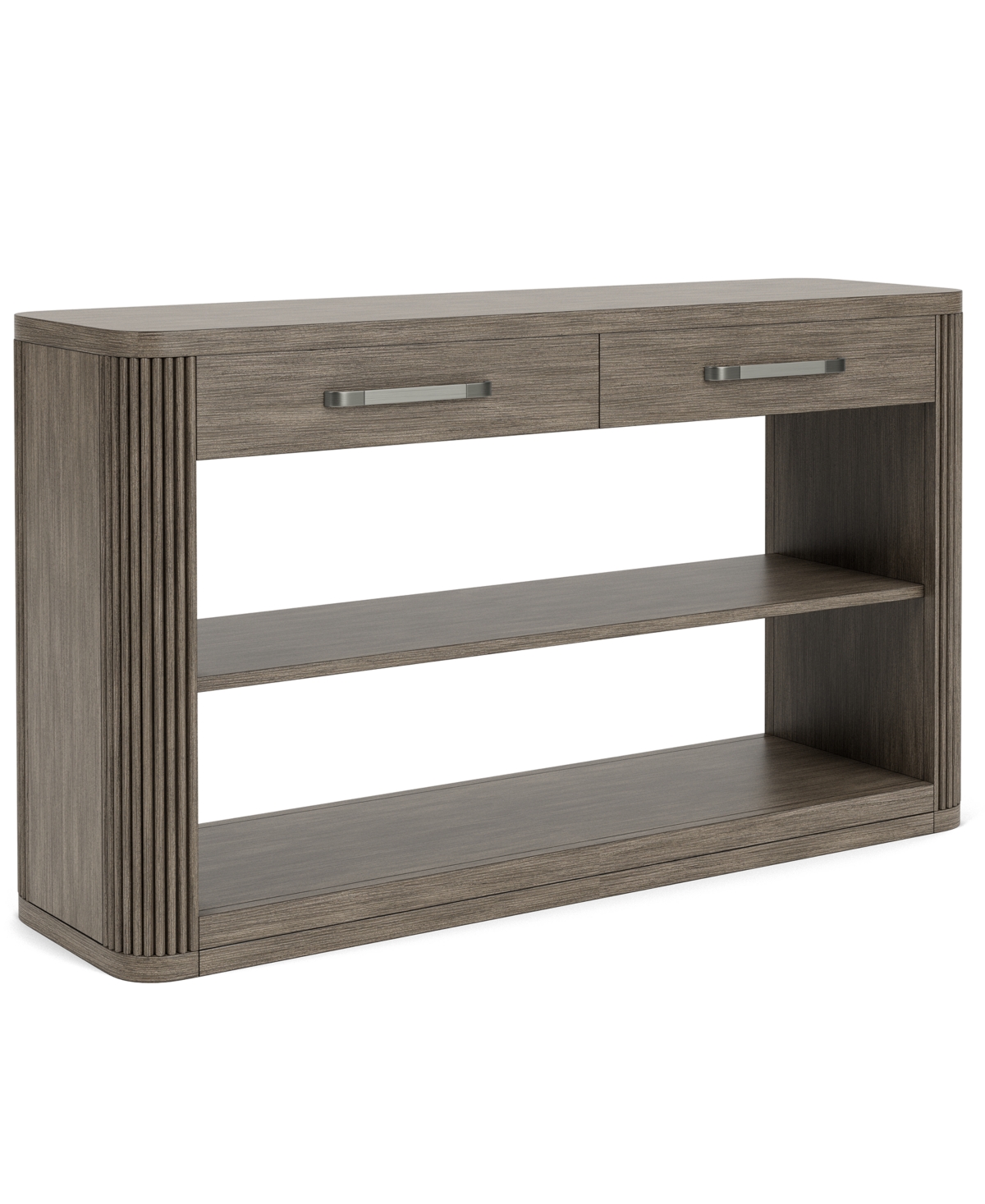 Macy's Frandlyn 56" Wood Sofa Table In Designer Espresso