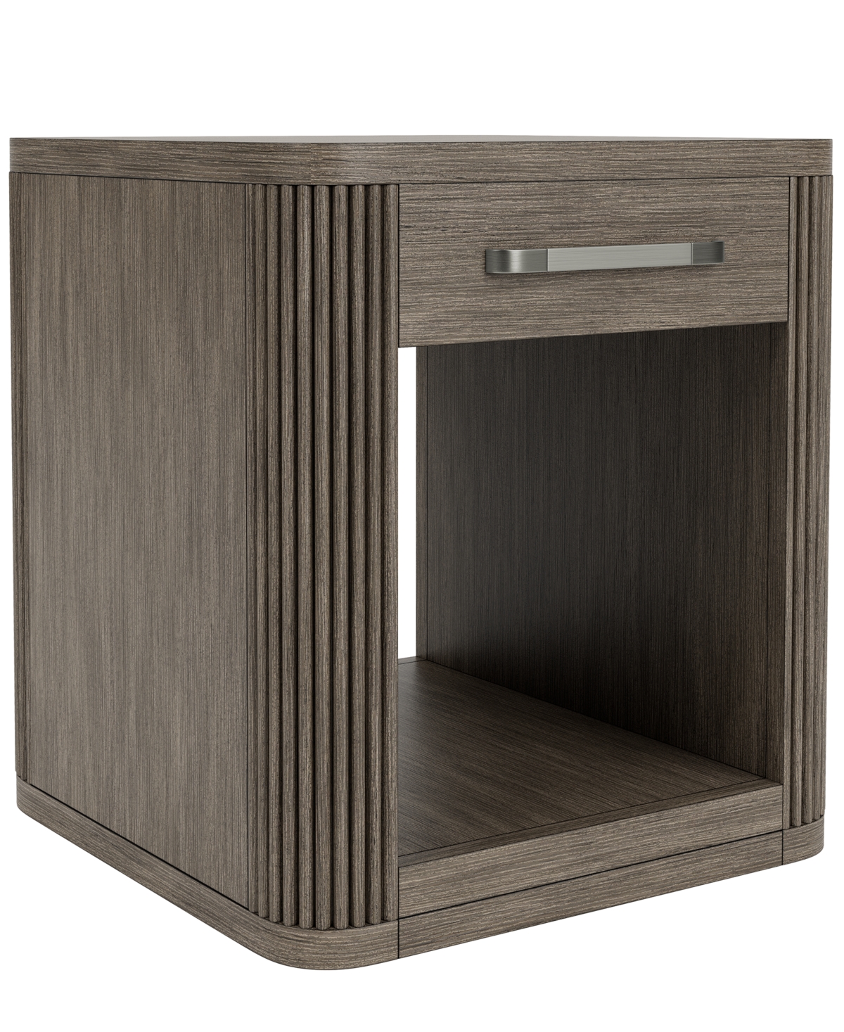 Macy's Frandlyn 24" Wood End Table In Designer Espresso