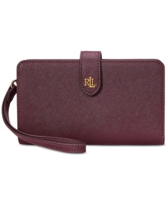 Lauren Ralph Lauren - Crosshatch Leather Slim Wallet