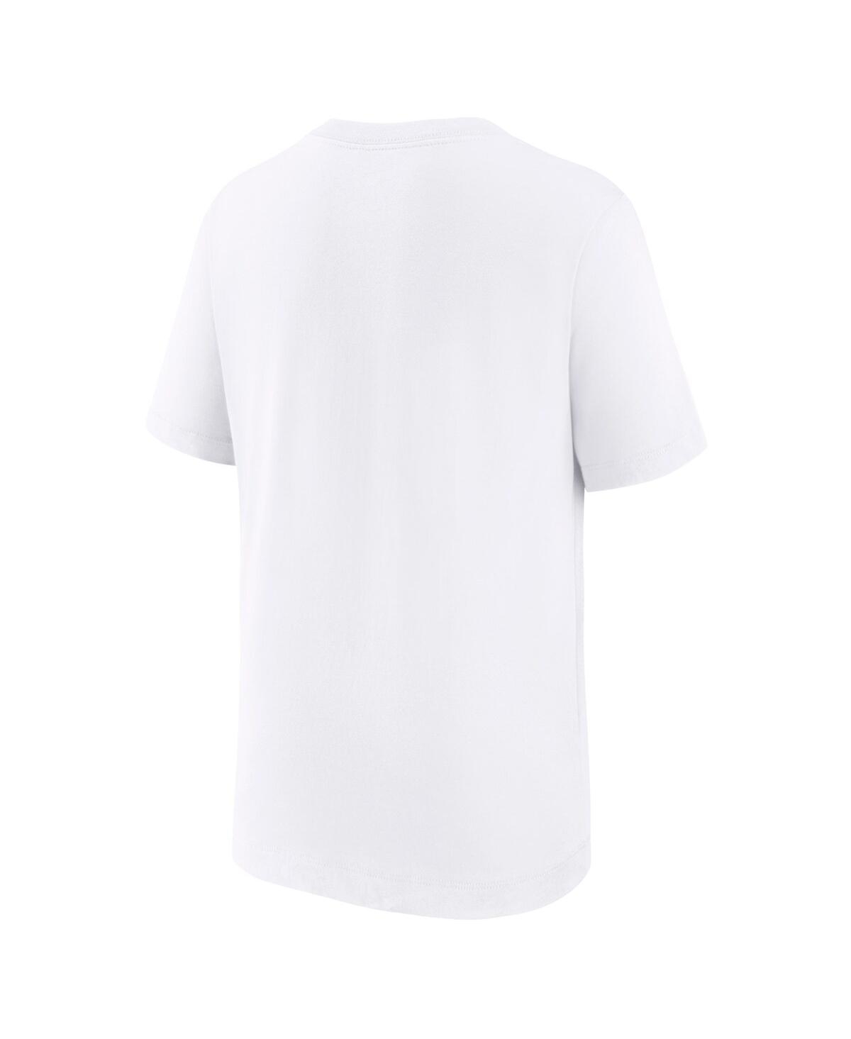 Nike Big Boys and GirlsParis Saint-Germain Crest T-Shirt - White