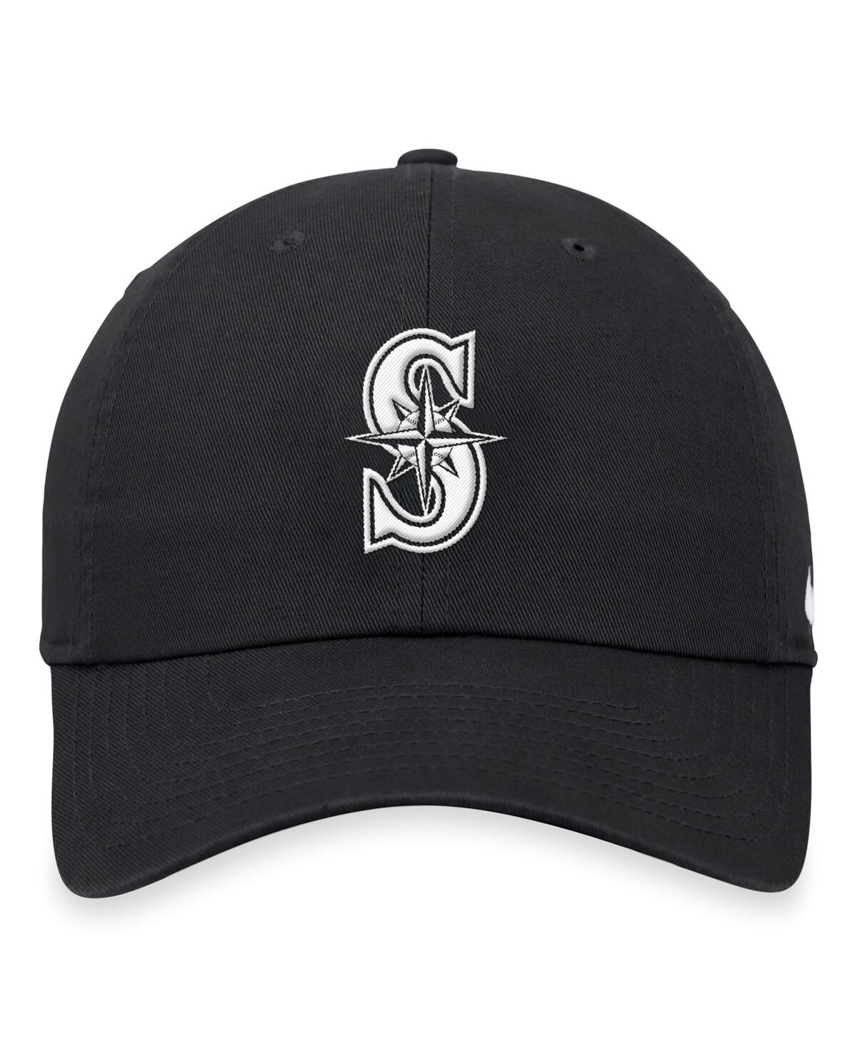 Nike Men'sSeattle Mariners Club Adjustable Hat - Black