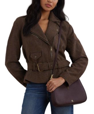 Lauren Ralph Lauren - Crosshatch Leather Medium Danni Shoulder Bag