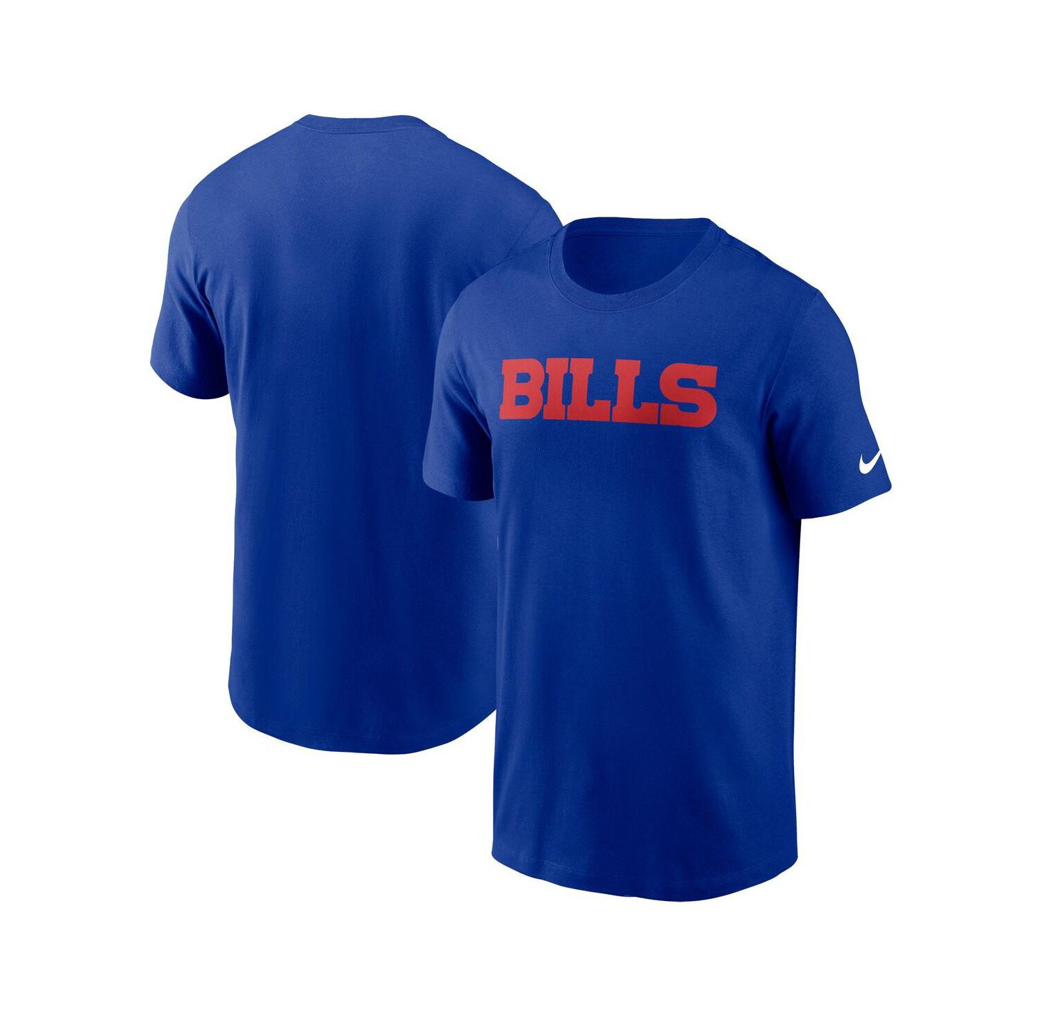 Men's Royal Buffalo Bills Primetime Wordmark Essential T-Shirt