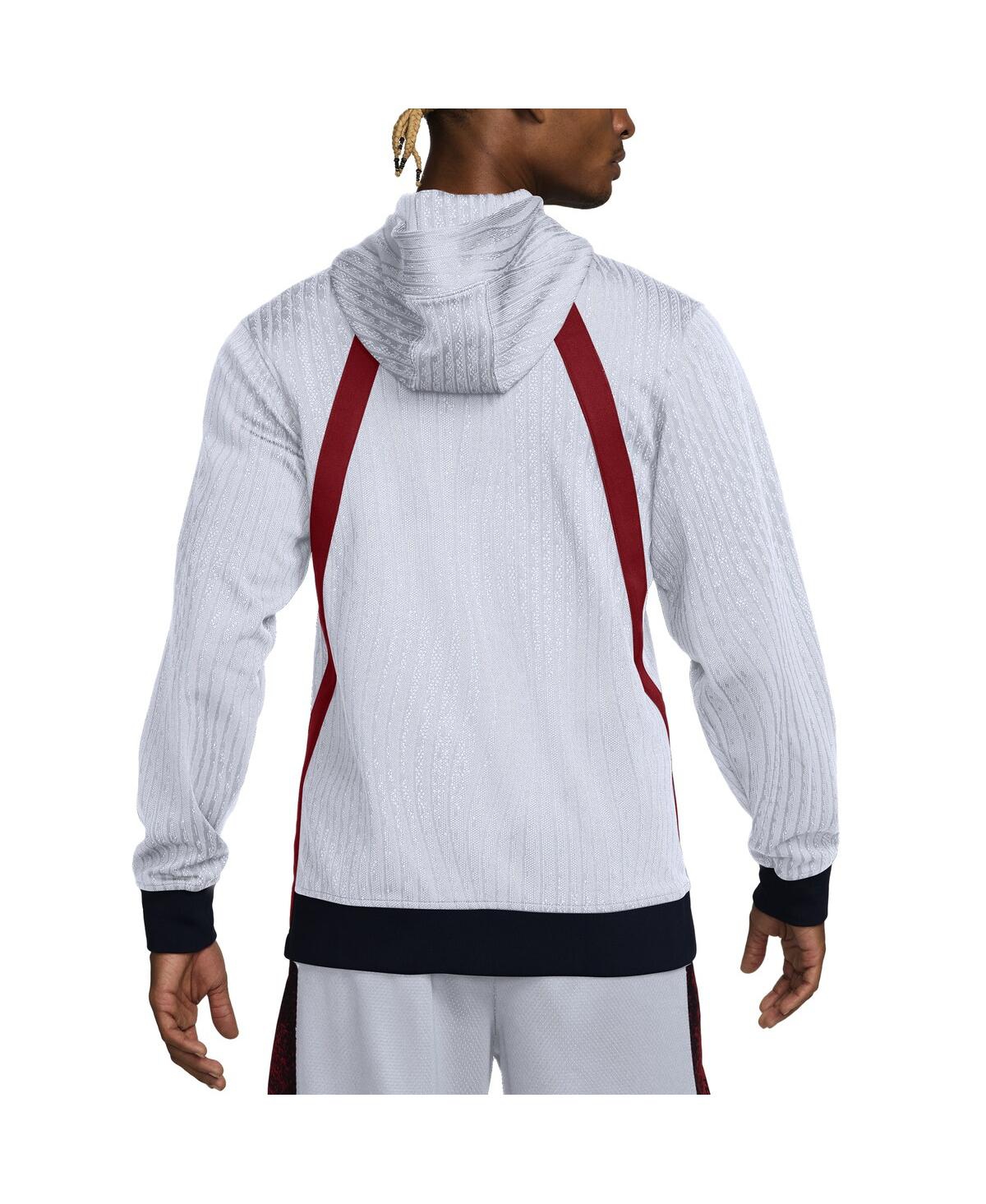 Nike Men'sUsa Basketball 224 Summer Authentic On-Court Game Full-Zip Jacket - White