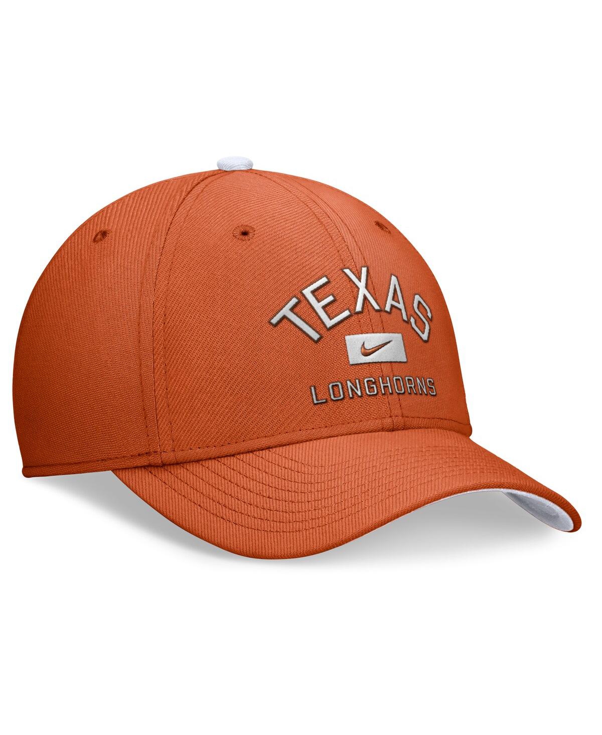 Nike Men's Texas Orange Texas Longhorns Primetime Swoosh Flex Hat In Burnt Orange