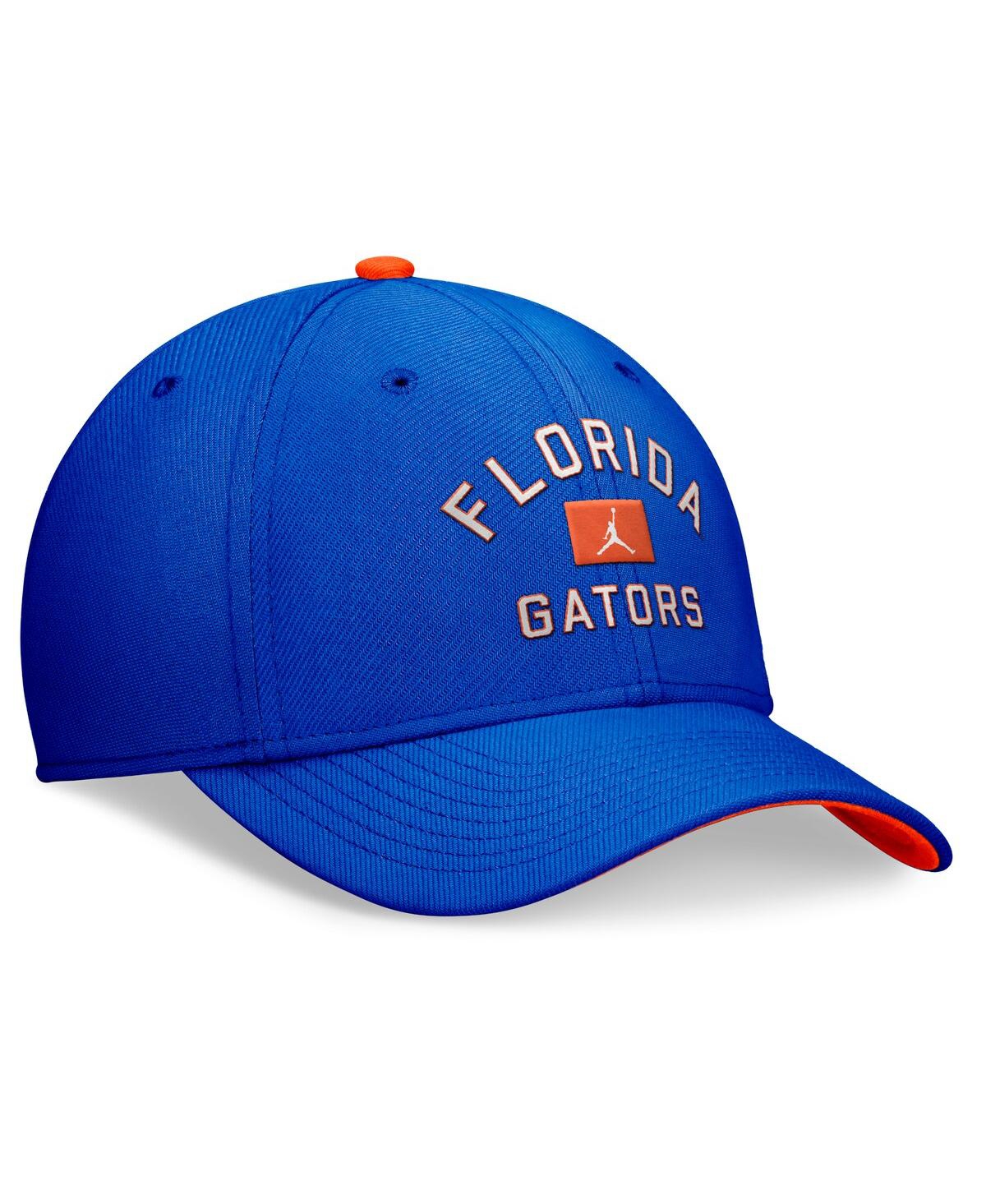 JORDAN MEN'S ROYAL FLORIDA GATORS PRIMETIME SWOOSH FLEX HAT 