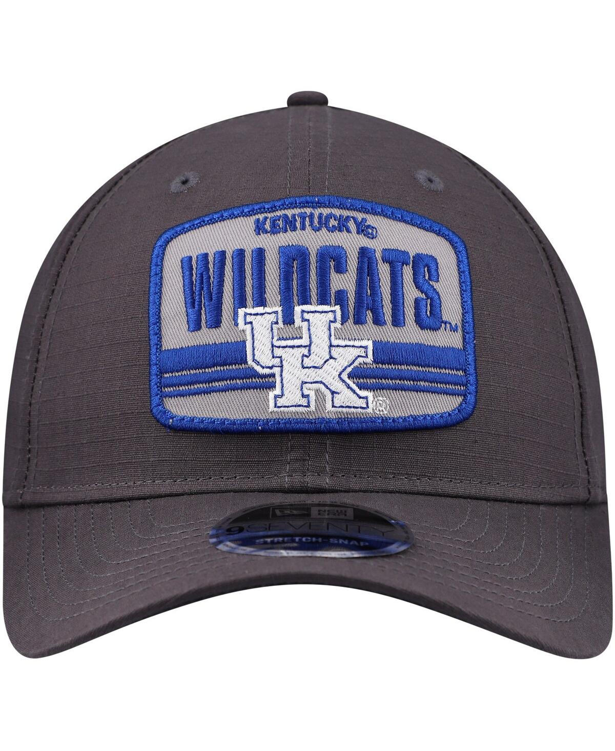 New Era Men's Charcoal Kentucky Wildcats Team Elevated 9seventy Adjustable Hat In Charcoal
