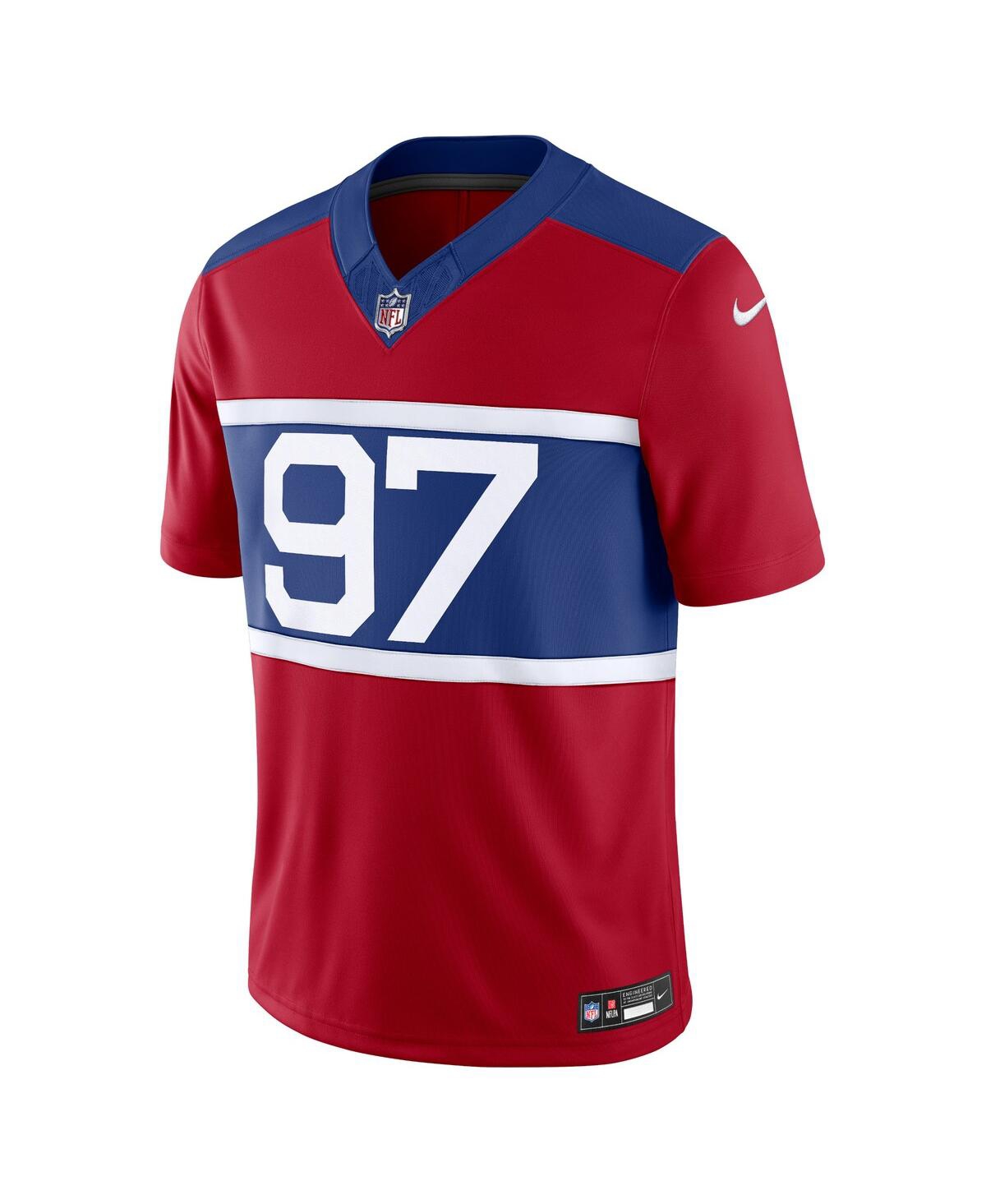 Nike Men's Dexter Lawrence Ii CenturyNew York Giants Alternate Vapor F.u.s.e. Limited Jersey - Red