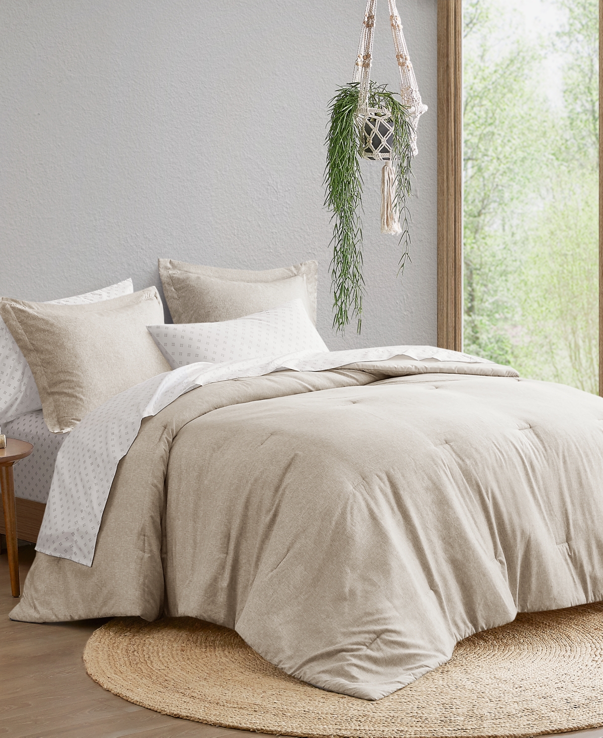 510 DESIGN CAMDEN CHAMBRAY 7-PIECE. COMFORTER SET, QUEEN 