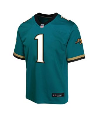 Big Boys and Girls Travis Etienne Teal Jacksonville Jaguars Prowler Throwback Player Game Jersey