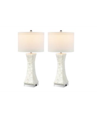 Shelley Table Lamp Set Of 2 W/ USB Port