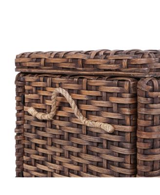 Jacob Handwoven Wicker Storage Trunk