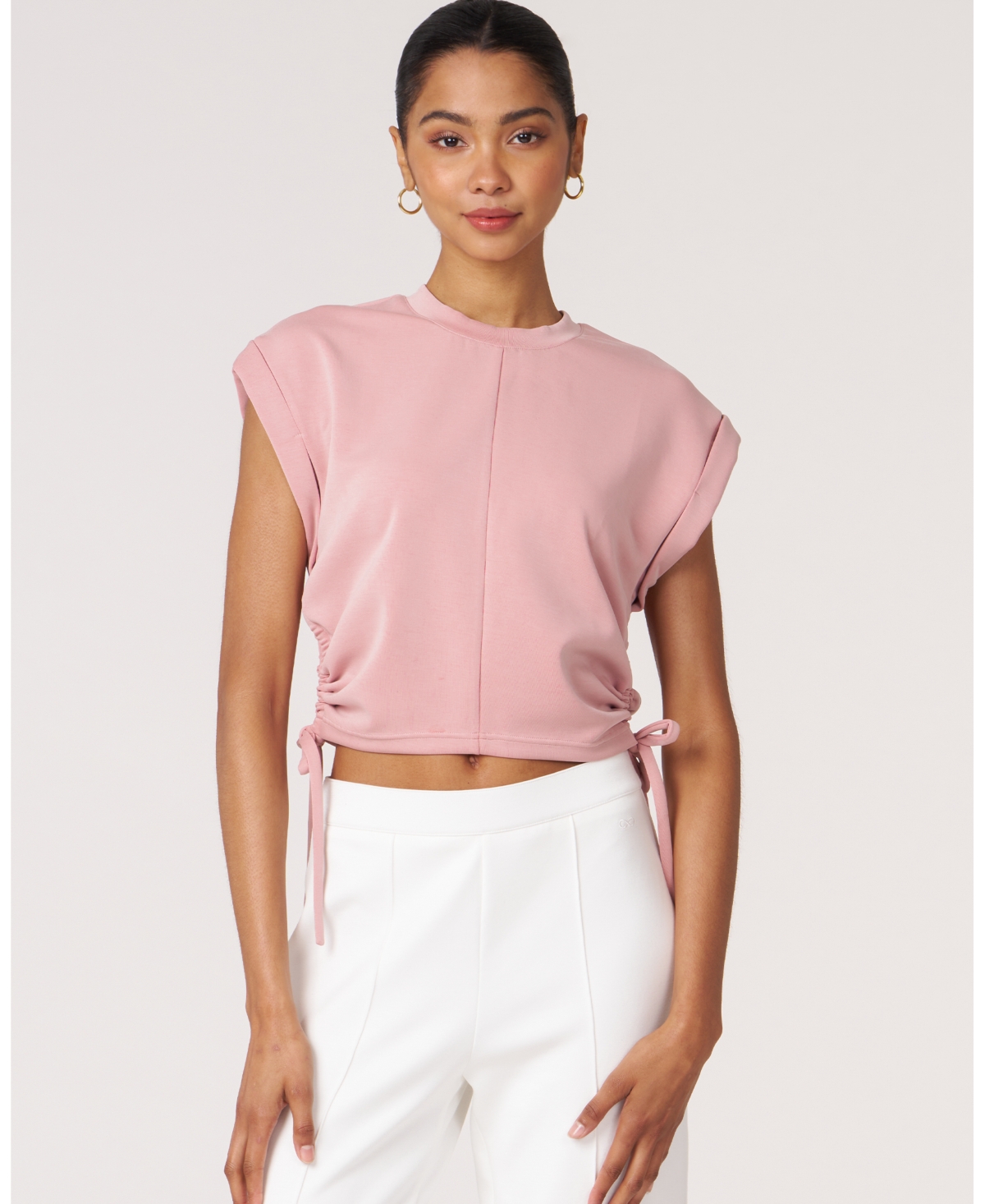 Rebody Active Women's Rebody Nadine Scuba Shirring Top