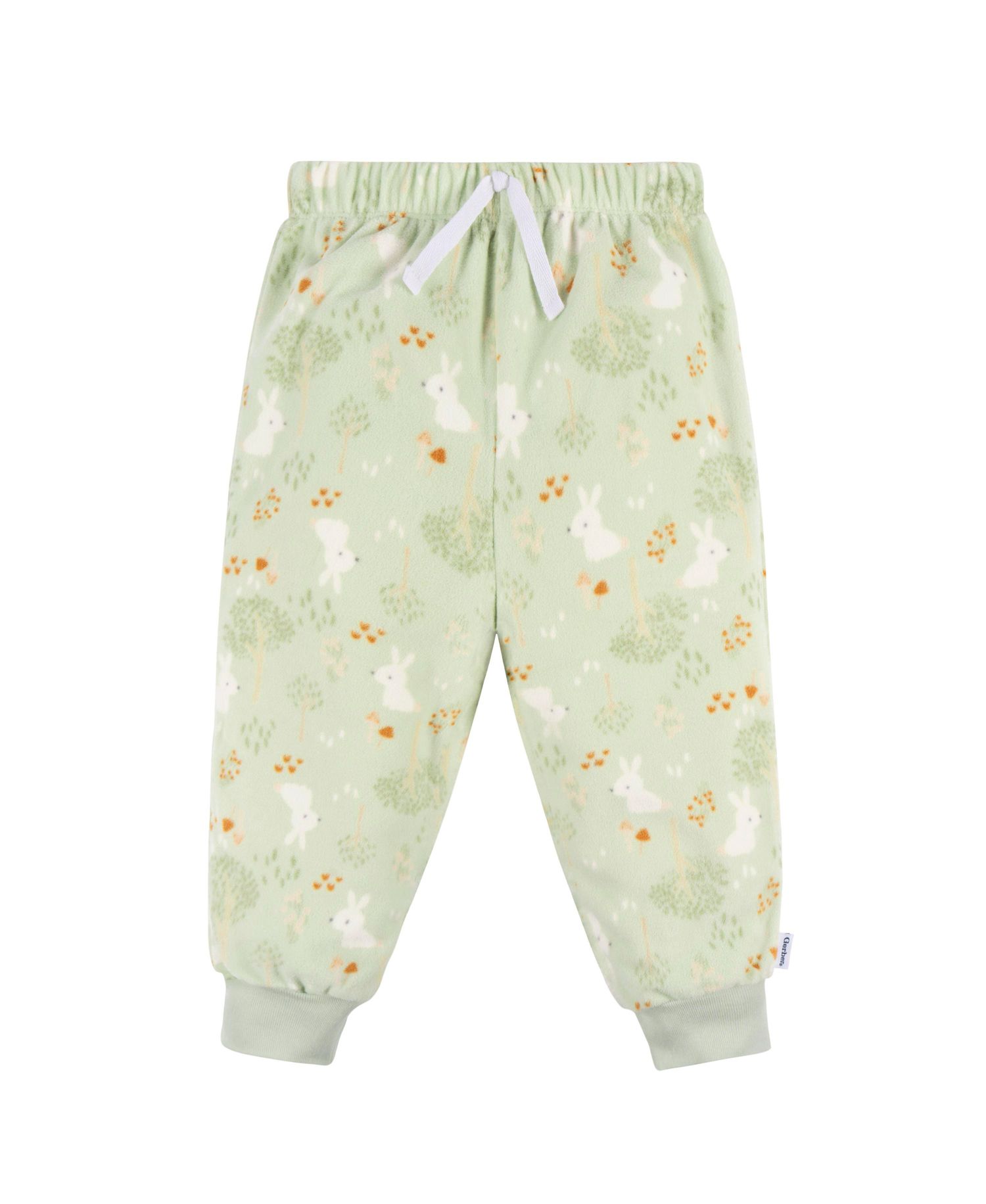 Baby Girls Baby Baby Long Sleeve Top and Pant Fleece Pajamas, 2-piece