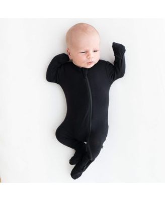 Baby Boys Zippered Footie in Cloud, 0-3 Months