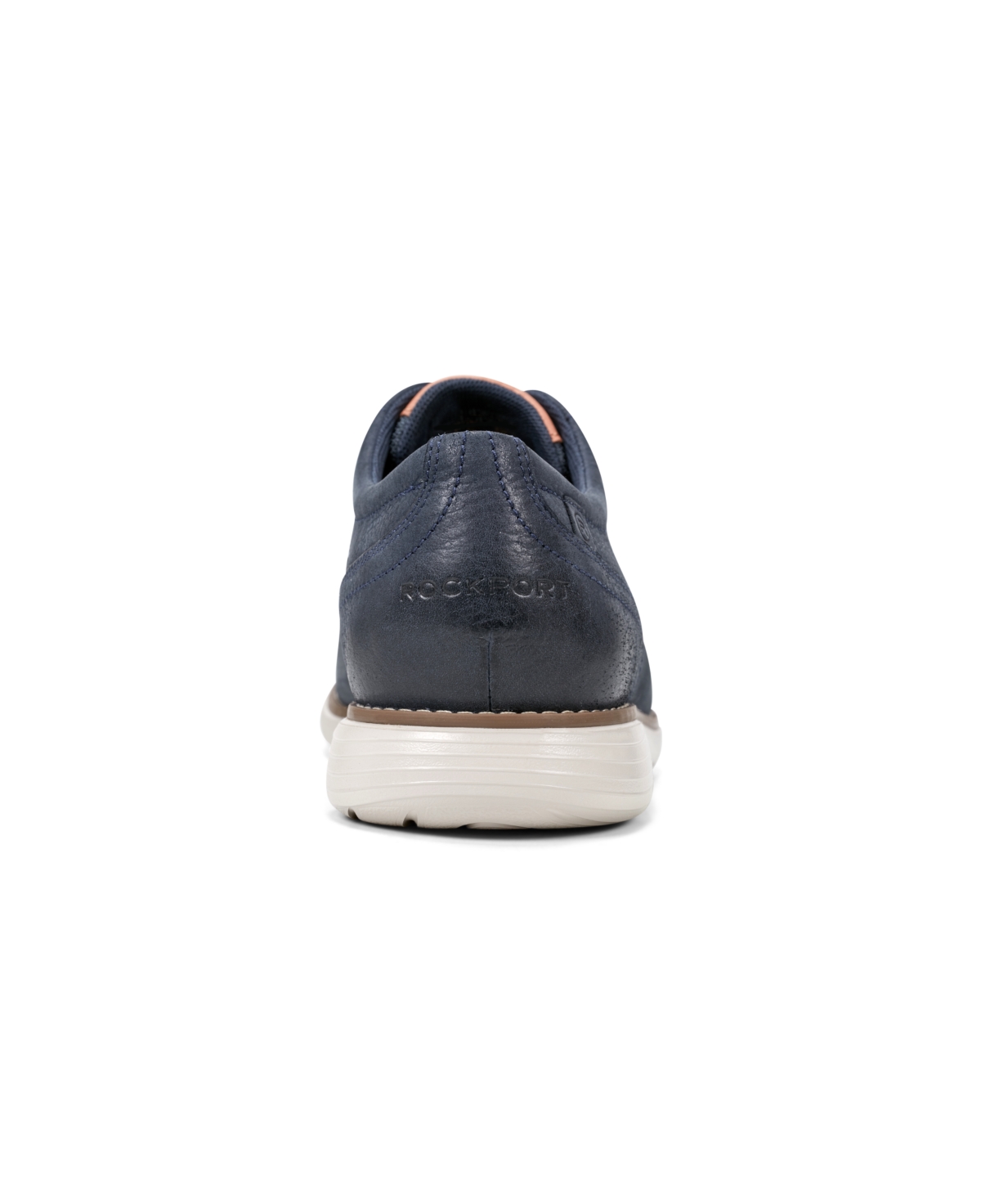 Rockport Men's Garett Plain Toe Oxfords In Dark Blue Leather