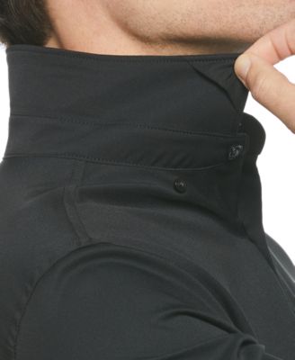 Men's Slim-Fit Stretch Solid Button-Down Twill Shirt