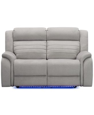 64" Power Fabric Reclining Loveseat