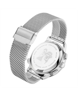 SE1944 Swan & Edgar Hand Assembled Welkin Automatic Silver Black