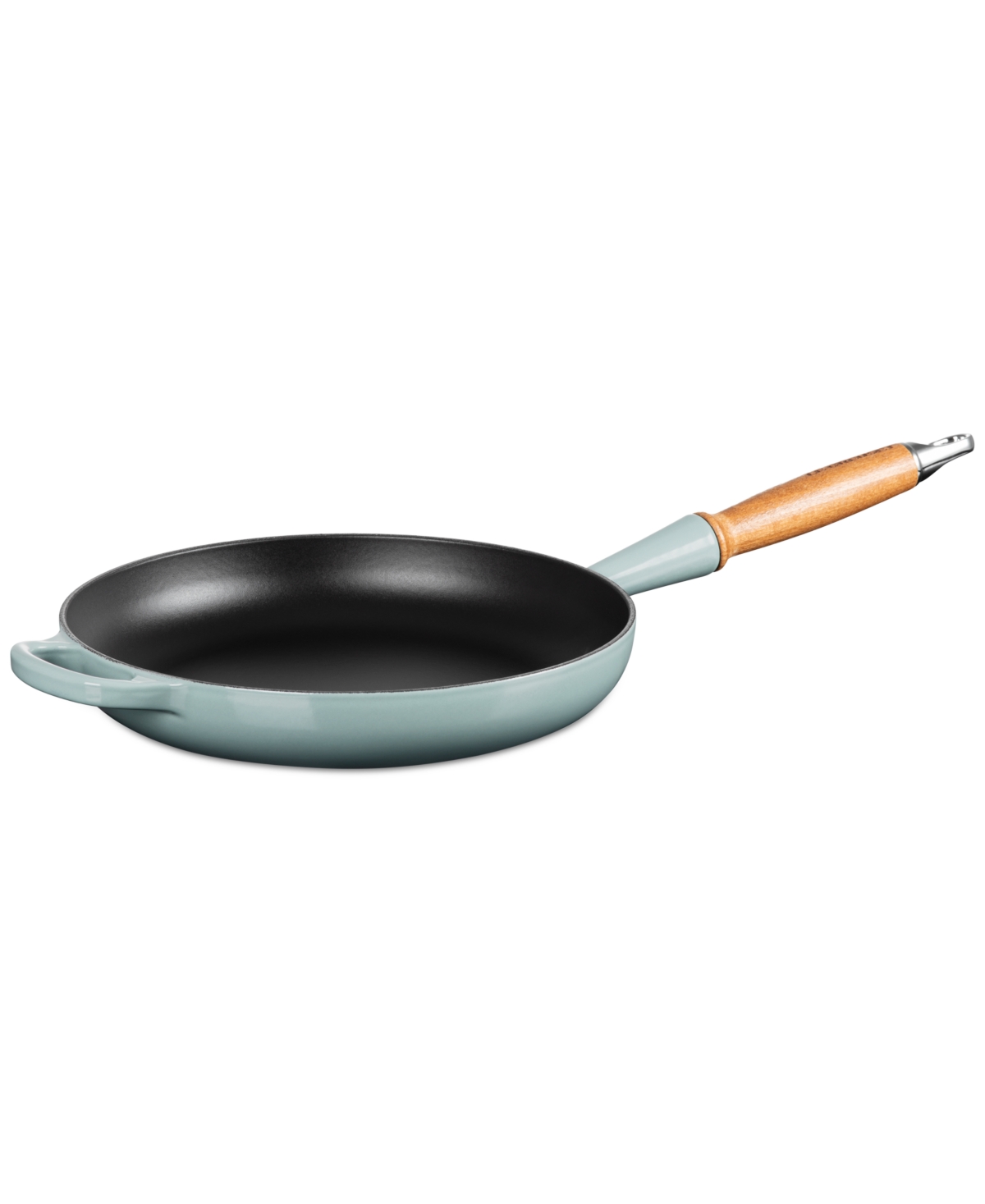Le Creuset Enameled Cast Iron Alpine Wood Handle 2.25-qt. Fry Pan In Shallot