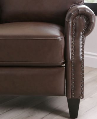 33" Pushback Polyurethane Leather Recline