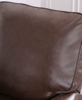 33" Pushback Polyurethane Leather Recline