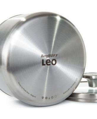 Graphite Recycled 18/10 Stainless Steel Stockpot 6.25", 1.7qt. With Glass Lid