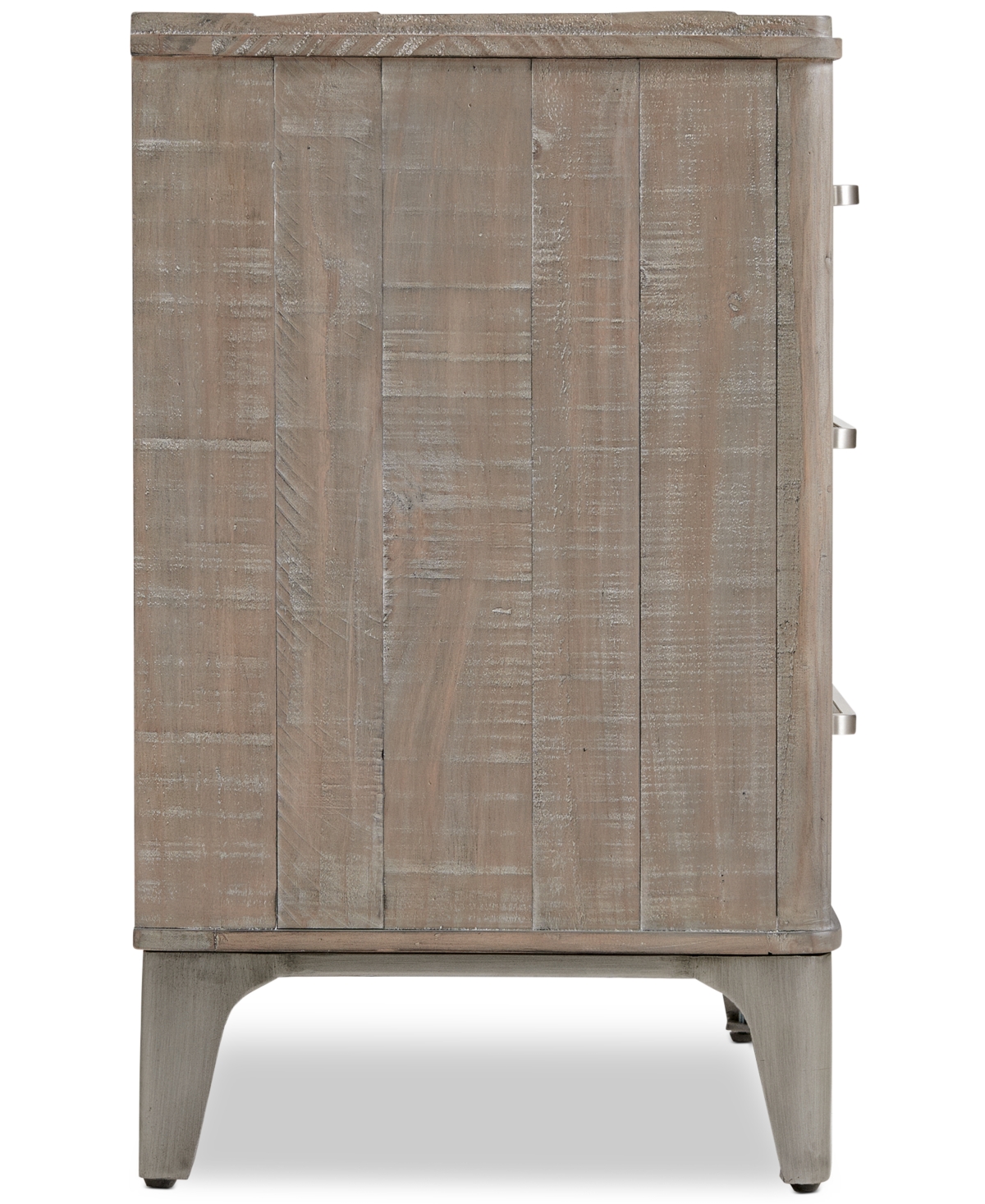 Macy's Intrigue Three-drawer Nightstand In Brown