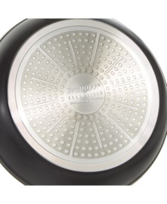 Essentials Non-stick Hard Anodized 8" Stockpot 3.3qt. With Glass Lid, Black