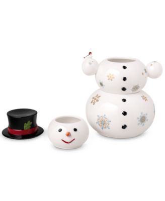 Christmas Toy Memory Stacking Snowman Jar