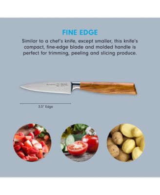 Oliva Elite Spear Point Paring Knife, 3.5"