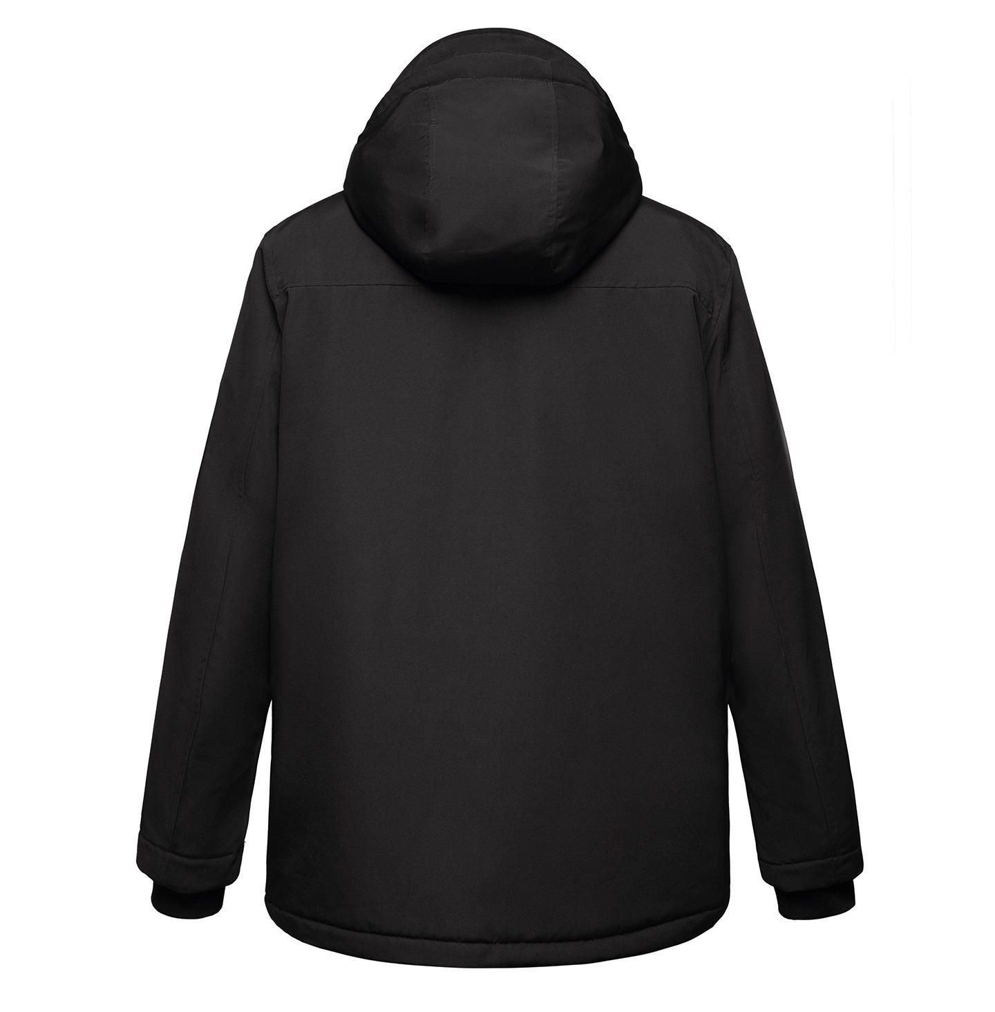 Мужская куртка Rokka&Rolla Ultimate Winter Parka with Fleece-Lined Hood, цвет: Чёрный — фото 6