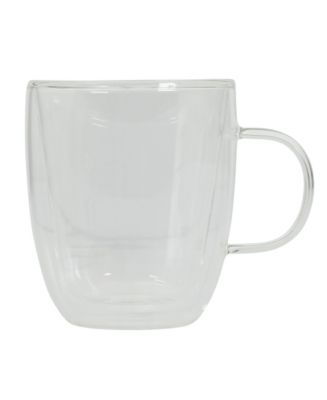 Mr. Coffee Retro Machiato Large 16 Ounce Insulated Double Wall Glass ...