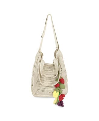 Women's Lanie Crochet Small Tote Bag