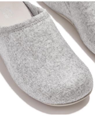 【FITFLOP】 WOMEN'S SHUV FELT CLOG SLIPPERS Amazon.com | FitFlop Shuv Cushy Felt Clog Slippers Ivory 5 M