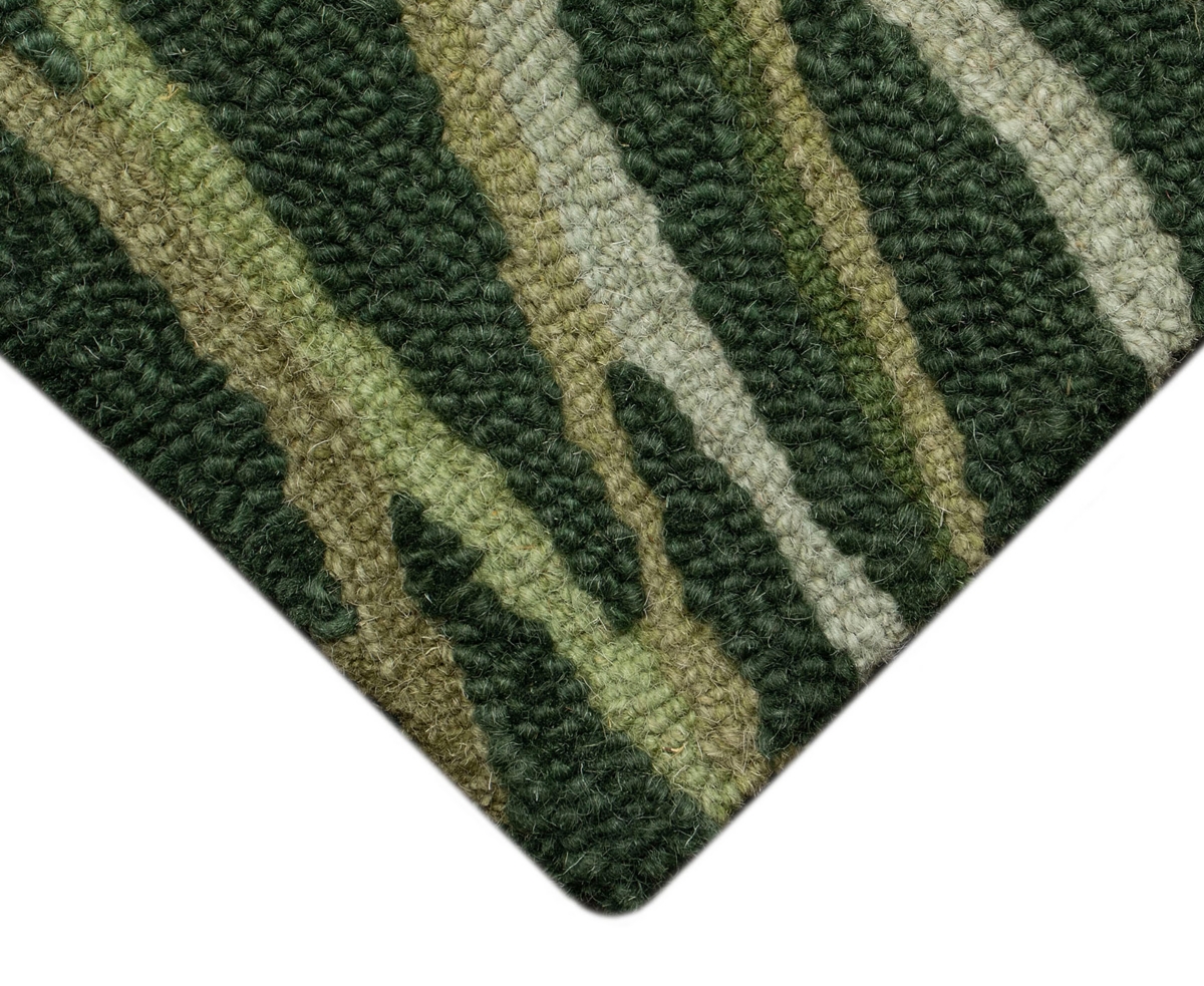 Liora Manne Horizon Ribbons 8'3"x11'6" Area Rug In Moss