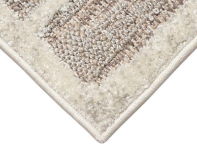 Liora Manne Napoli Diamond Stripe Rug Collection In Camel