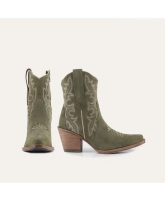 Brooke Leather Cowgirl Boots - Stylish Western Footwear & Comfort 