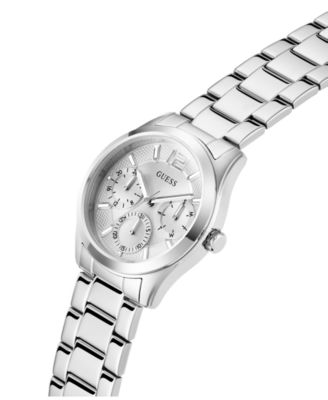 Women's Multi-Function Silver Stainless Steel Watch 38mm