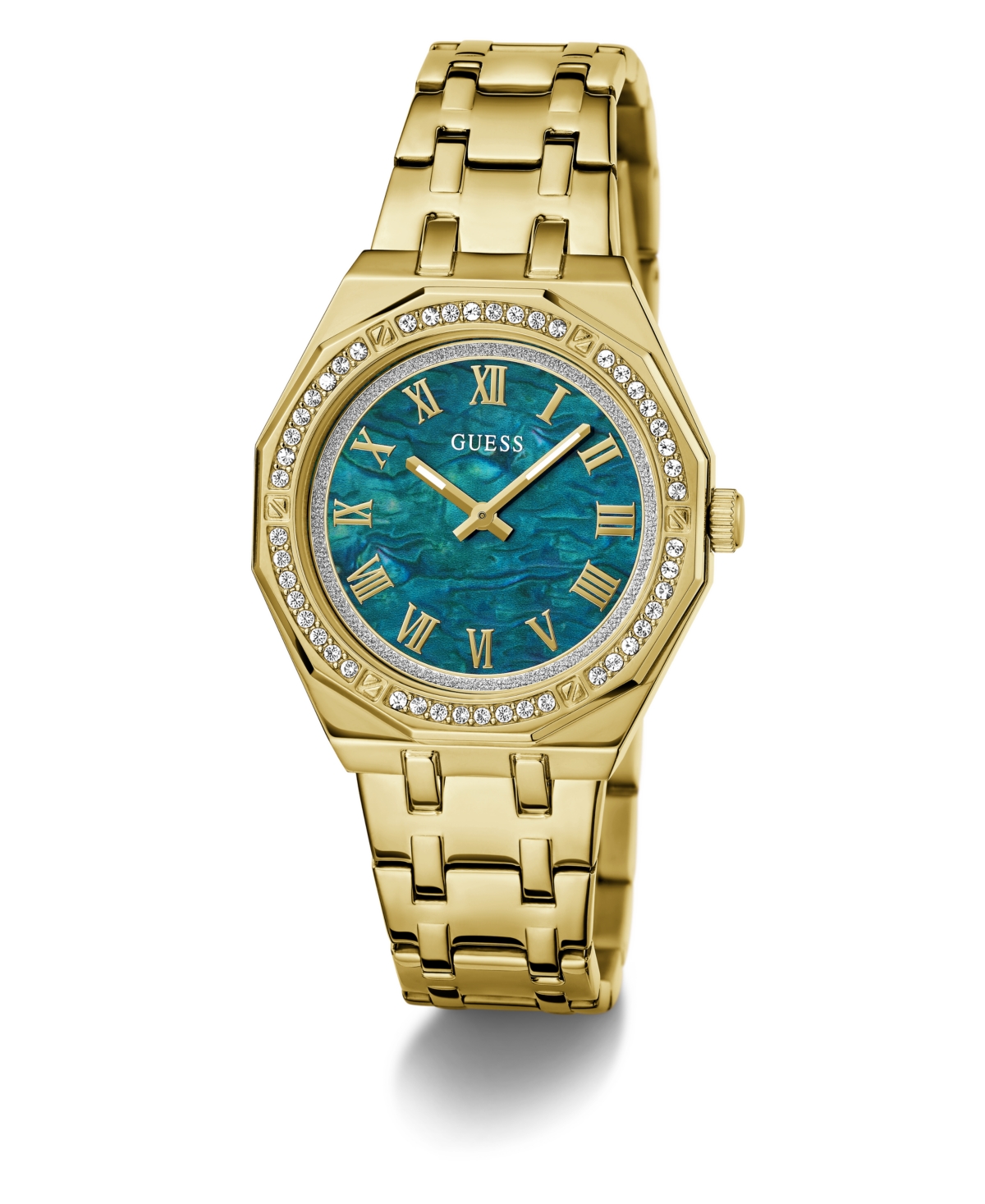 Guess Women's Analog Gold Stainless Steel Watch 36mm In Gold